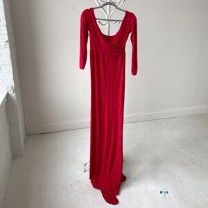 Sew Trendy Long Sleeve Maternity Dress